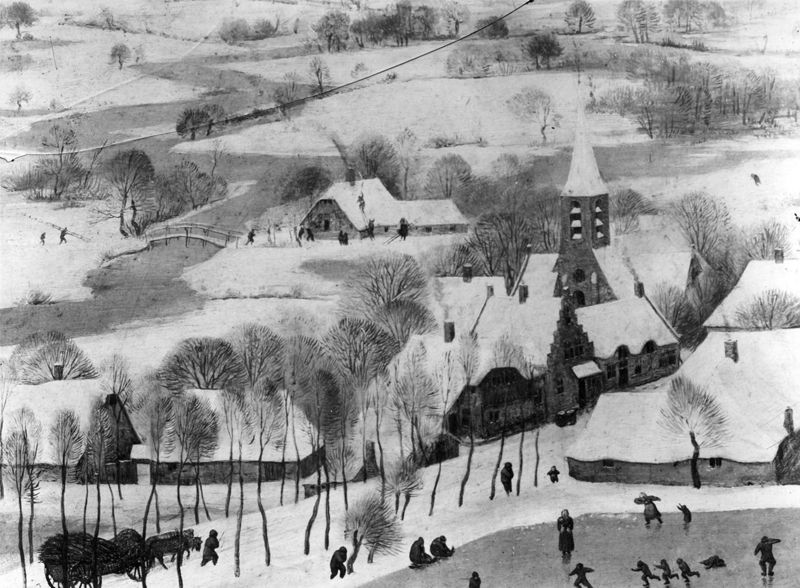 Chasseurs dans la neige