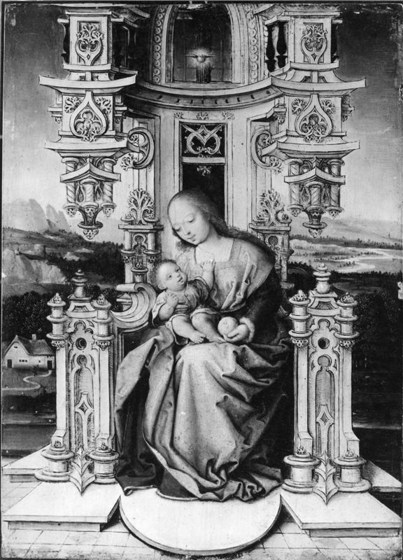 Tronende Madonna met Kind