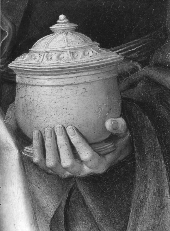 Retabel van Sint-Jan de Doper
Doop van Christus, Maria met Kind, schenkers en hun patroonheiligen