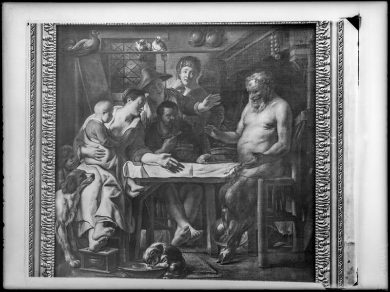 Le satyre et le paysan