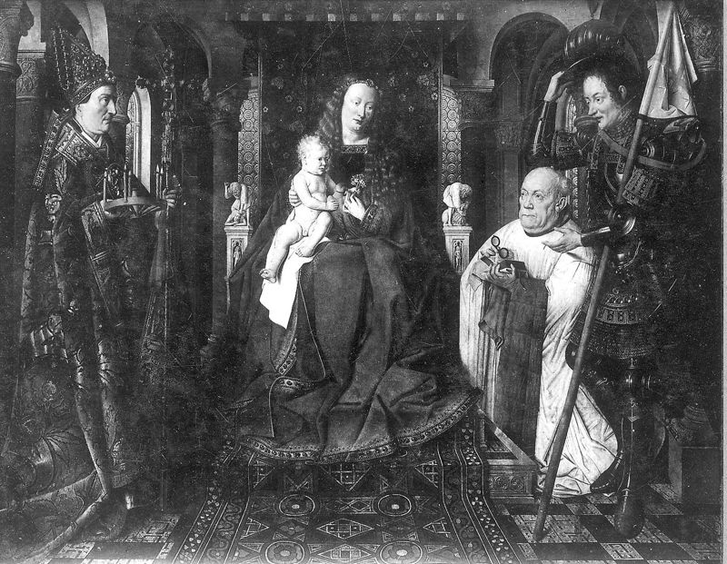 Maria, St.-Joris, St.-Donaas en de donator van der Paele