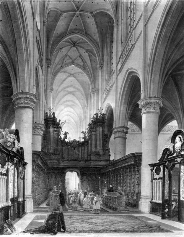 Intérieur de l'église Saint-Jacques à Anvers