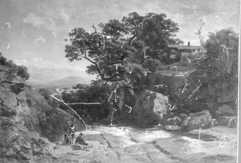 Landschap bij Dinant (in Italië)