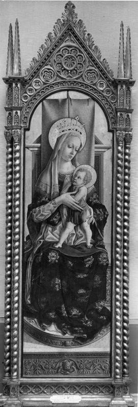 Paneel van veelluik van Montefiore dell'Aso
Maria met Kind