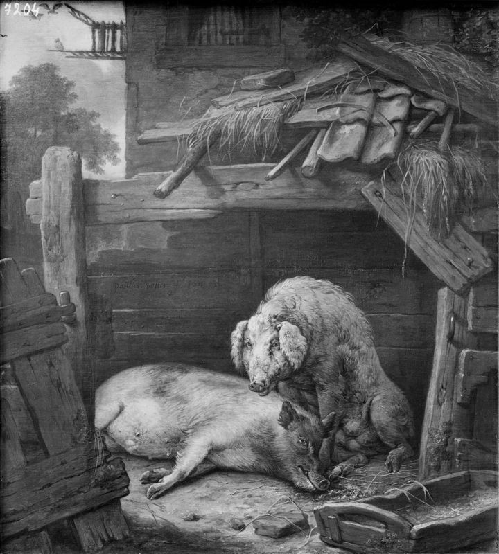 De varkensstal
