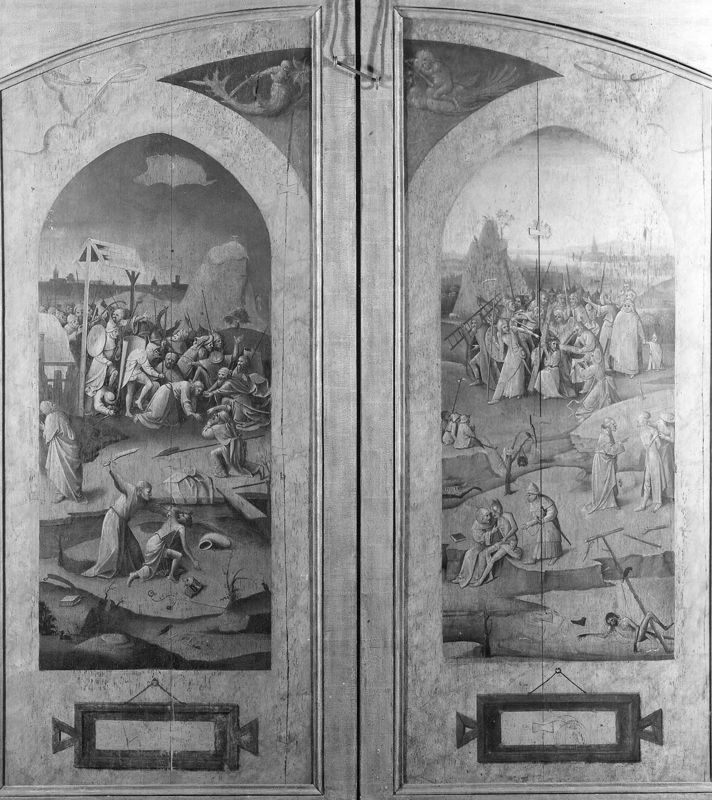 Triptiek met de Bekoring van de Heilige Antonius