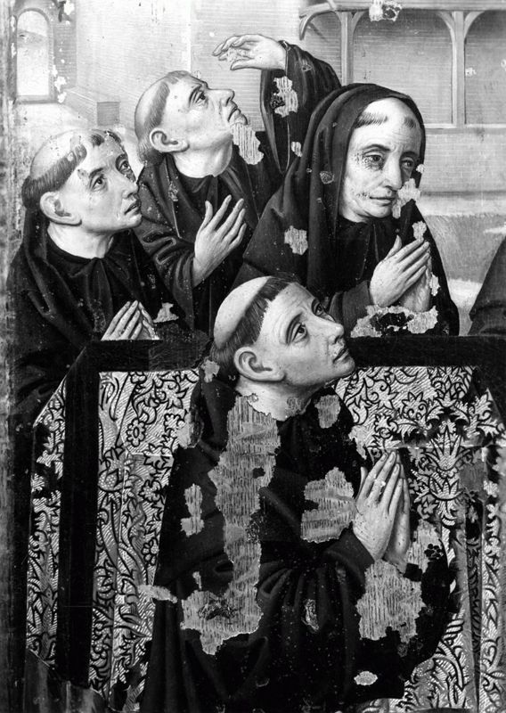 Sint-Leonardus bevrijdt de gevangenen / Heilige Joris
Overbrenging van het lichaam van Sint-Hubertus / Heilige Hubertus