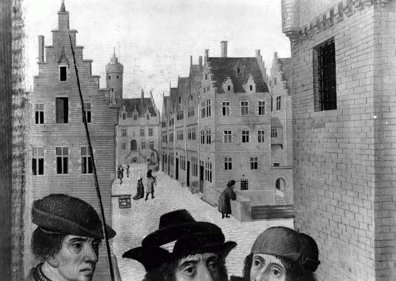 Sint-Leonardus bevrijdt de gevangenen / Heilige Joris
Overbrenging van het lichaam van Sint-Hubertus / Heilige Hubertus