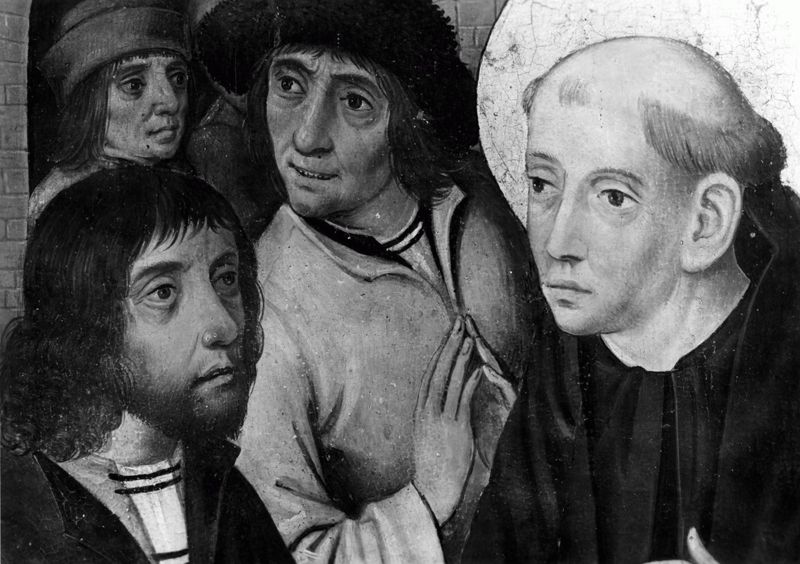 Sint-Leonardus bevrijdt de gevangenen / Heilige Joris
Overbrenging van het lichaam van Sint-Hubertus / Heilige Hubertus