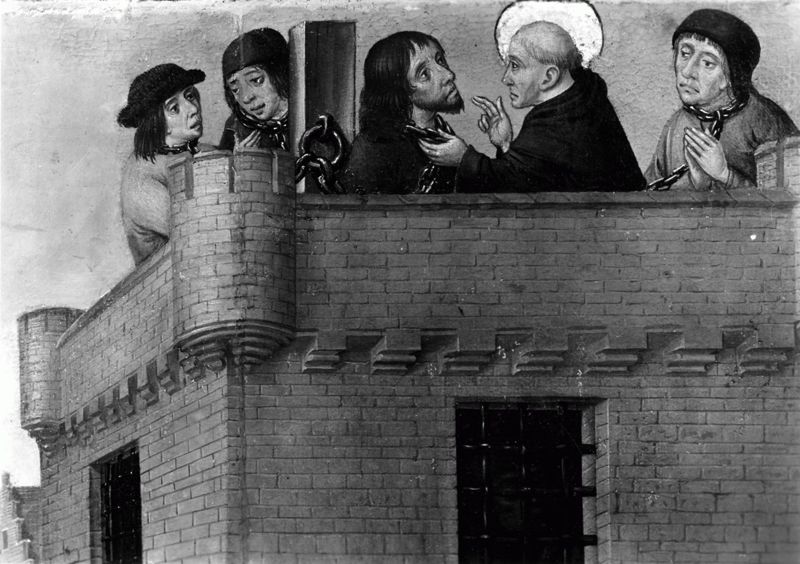 Sint-Leonardus bevrijdt de gevangenen / Heilige Joris
Overbrenging van het lichaam van Sint-Hubertus / Heilige Hubertus