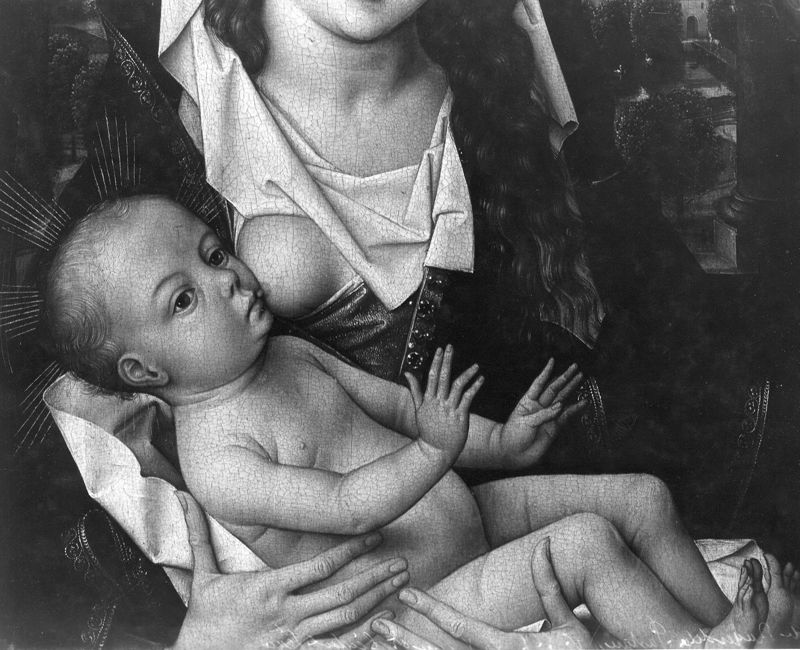 Vierge allaitant l'Enfant