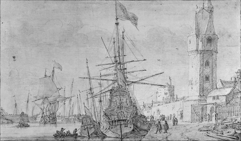 De haven van Duinkerken