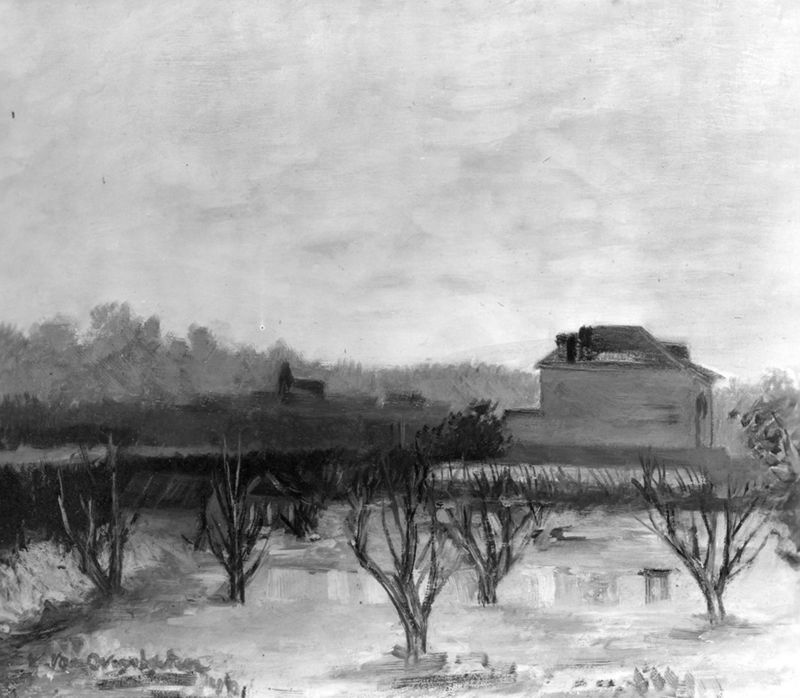 Paysage à la Maison Rouge