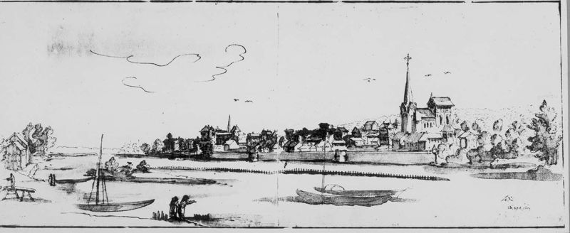 Vue panoramique de Visé