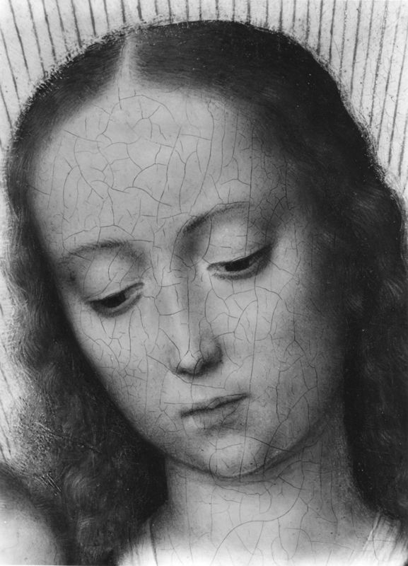 Vierge et Enfant couronnée par deux anges, aves les évangélistes