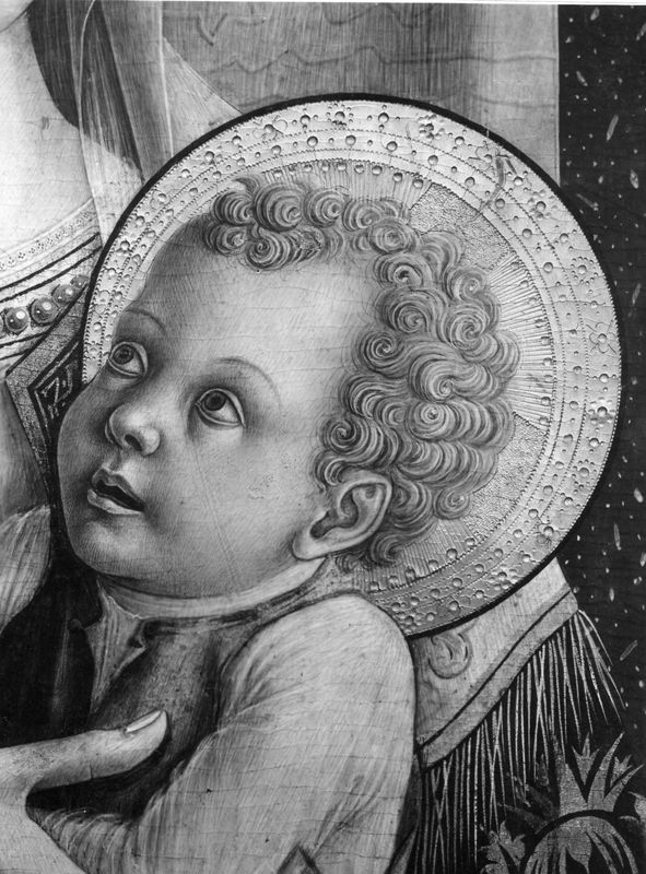 Paneel van veelluik van Montefiore dell'Aso
Maria met Kind