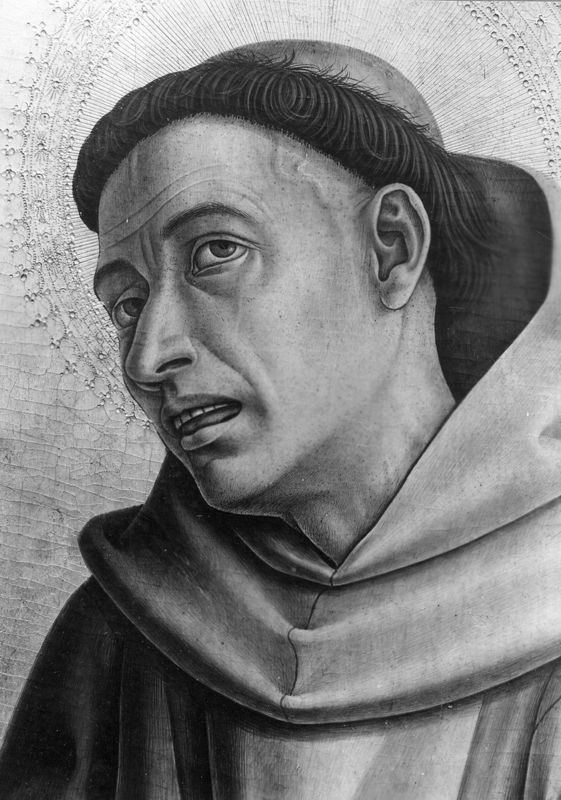 Paneel van veelluik van Montefiore dell'Aso
De heilige Franciscus van Assisi
