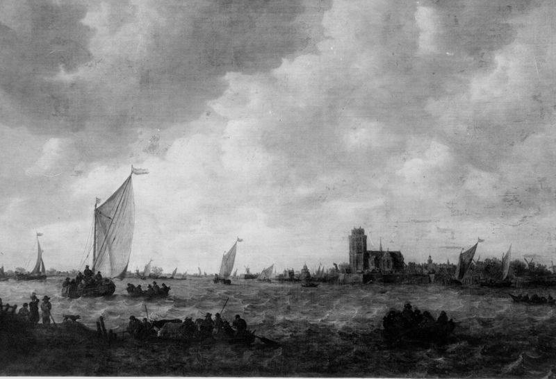 Gezicht op Dordrecht