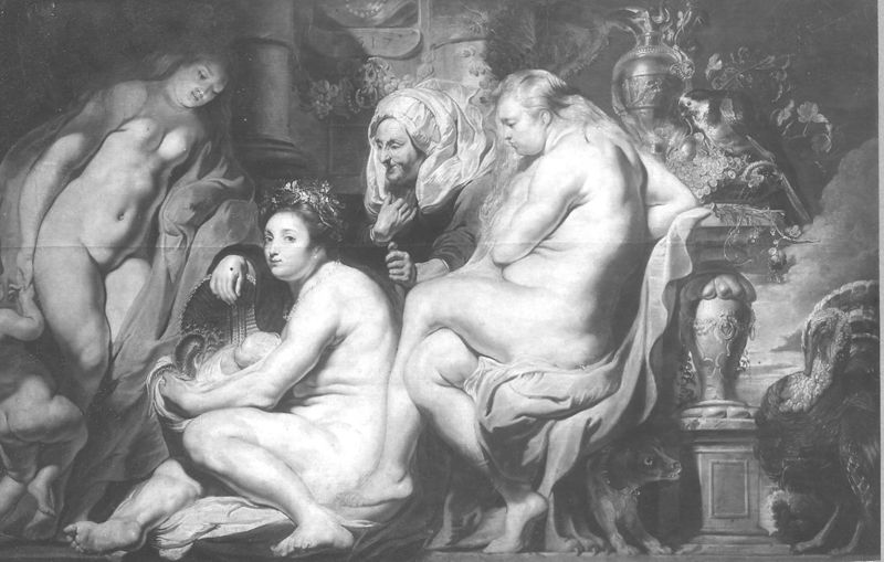 De dochters van Cecrops ontdekken Erichthonius