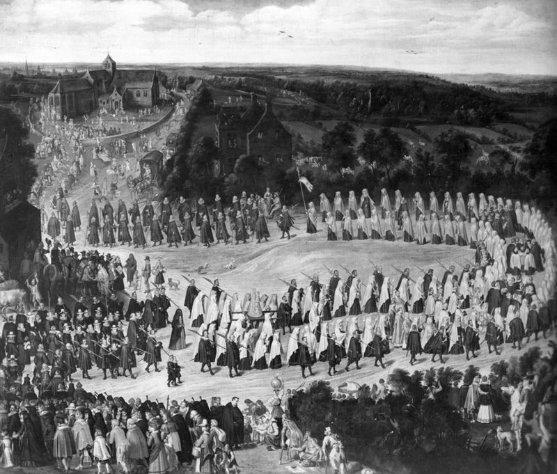 L'infante Isabelle à la procession de Notre Dame de Laeken