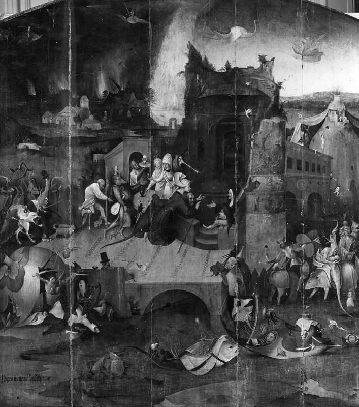 Triptiek met de Bekoring van de Heilige Antonius