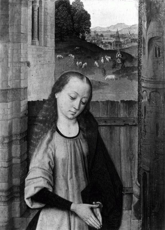 Vierge en prière (Fragment d'une Nativité)