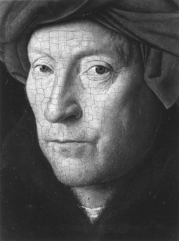 Portrait d'homme au turban rouge