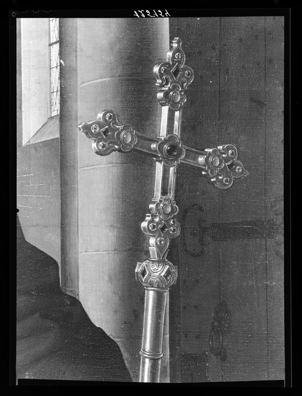 La Vierge et l'Enfant entre saint Jacques et saint Dominique présentant les donateurs et leur famille
La Vierge de Jacques Floreins