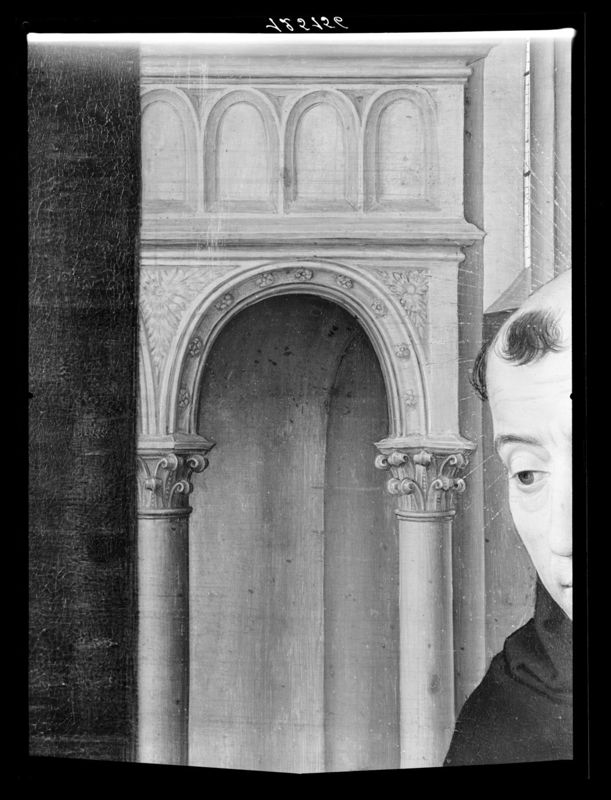 La Vierge et l'Enfant entre saint Jacques et saint Dominique présentant les donateurs et leur famille
La Vierge de Jacques Floreins