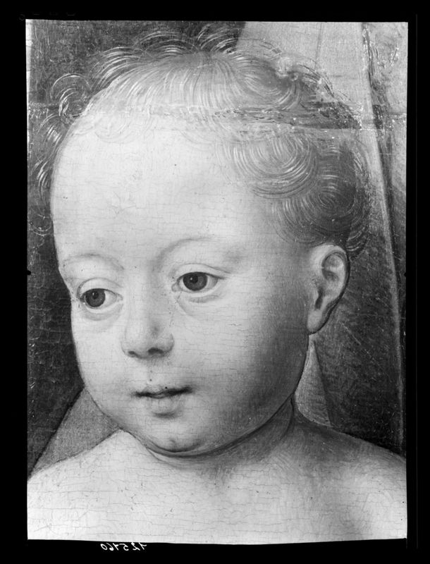 La Vierge et l'Enfant entre saint Jacques et saint Dominique présentant les donateurs et leur famille
La Vierge de Jacques Floreins