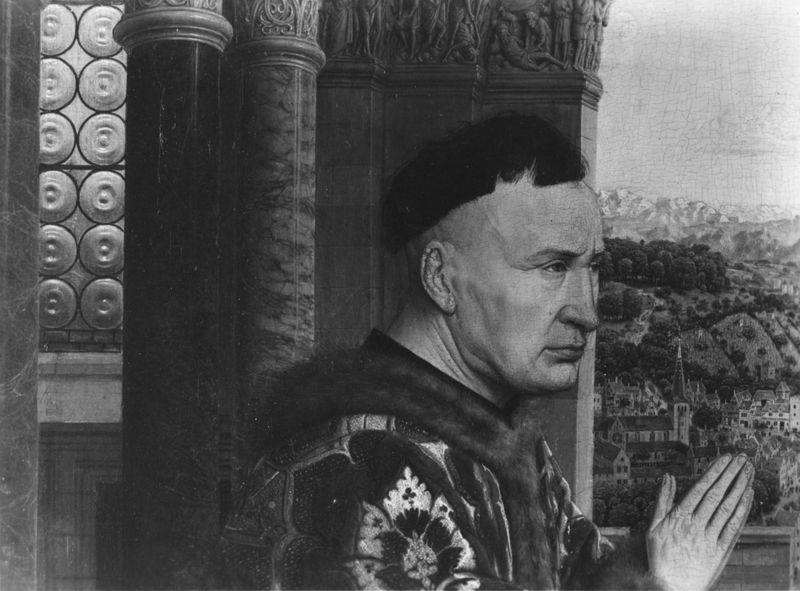 Vierge à l'Enfant avec le Chancelier Rolin