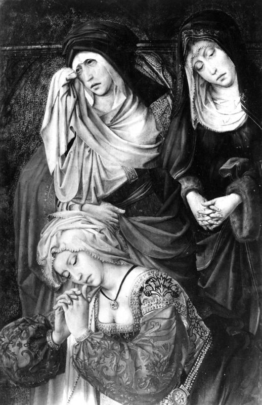 Retable de la Trinité (Trône de Grâce et les trois Marie en pleurs)