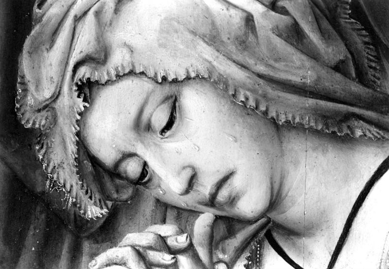 Retable de la Trinité (Trône de Grâce et les trois Marie en pleurs)