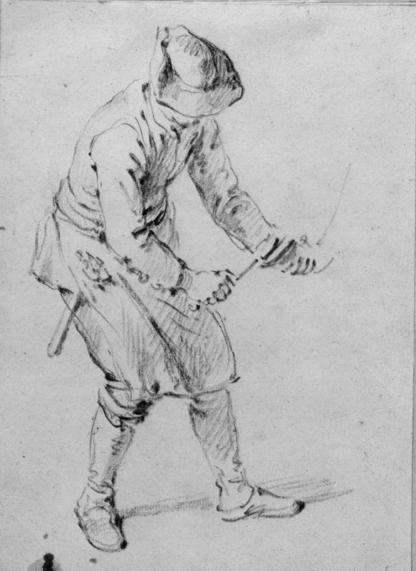 Hoefsmid aan het werk