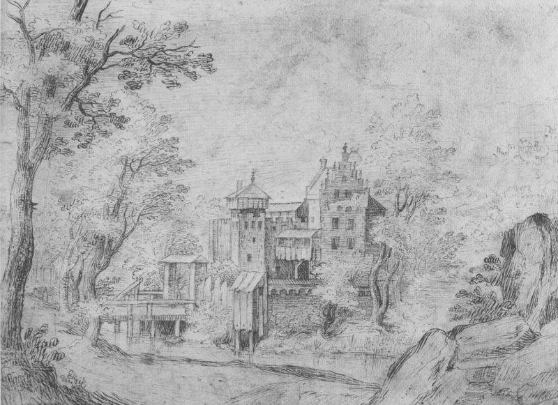 Kasteel aan de waterkant
