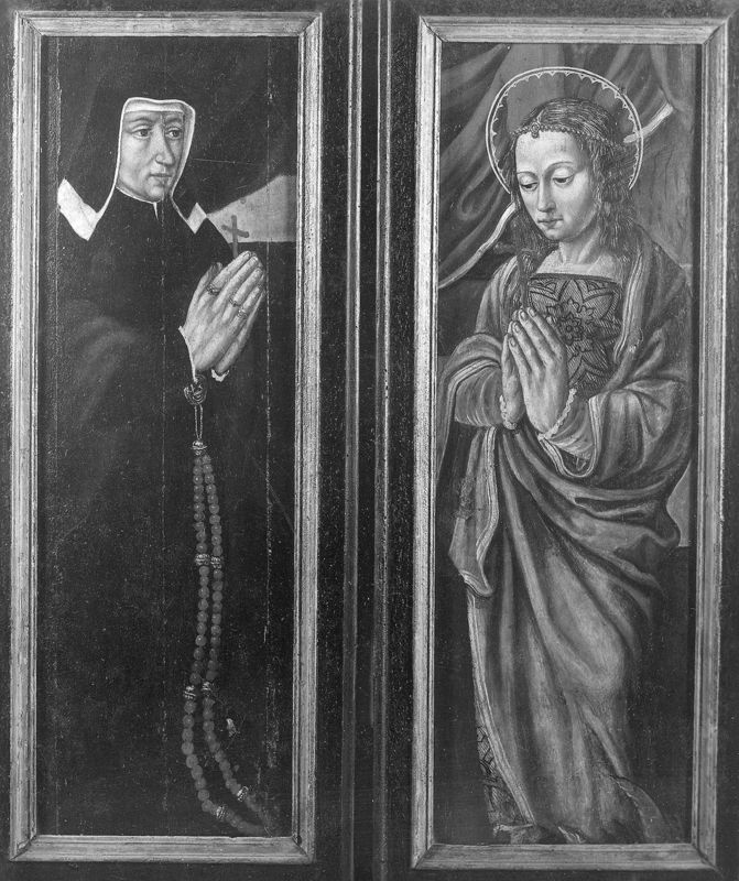 panneau de triptyque / Klooster Paters Minderbroeders Kapucijnen[Sint-Klarastraat]