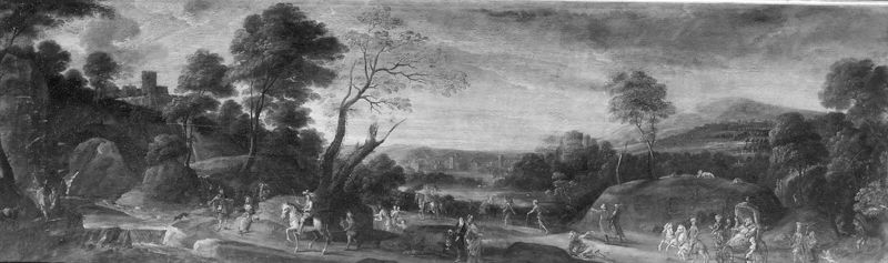 Overbrenging van het huisje van Loreto