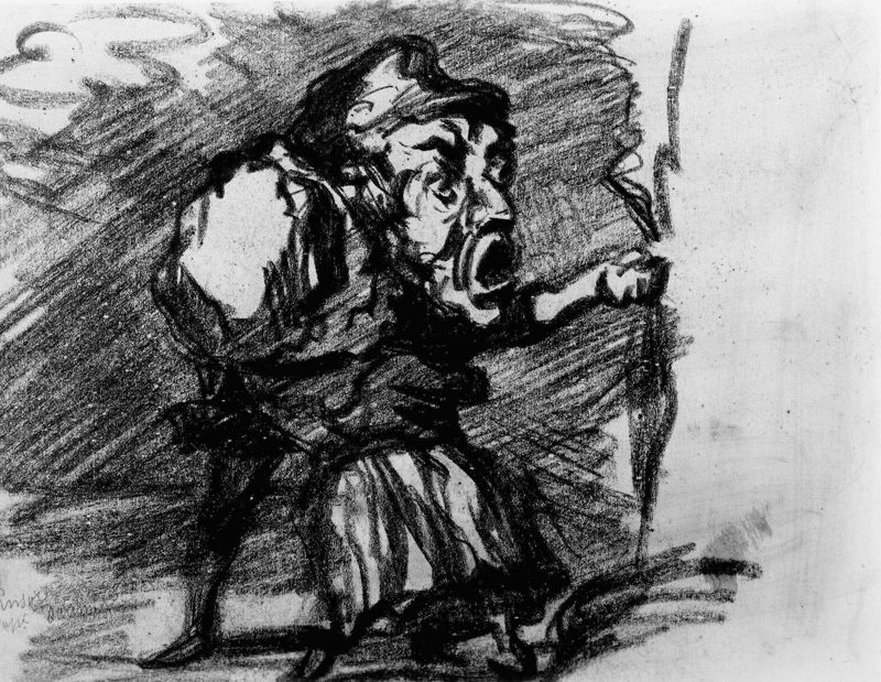 Kopie naar Daumier