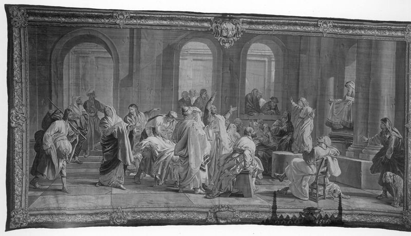 Kristus onderwijst in de Tempel