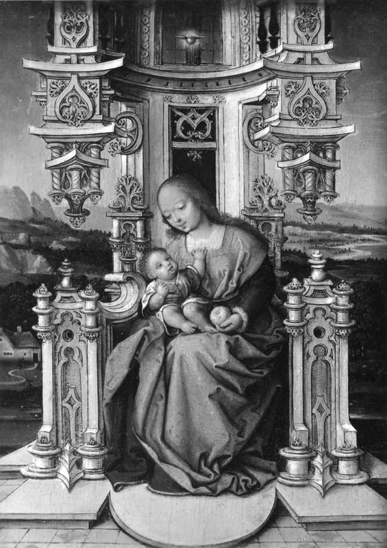 Tronende Madonna met Kind