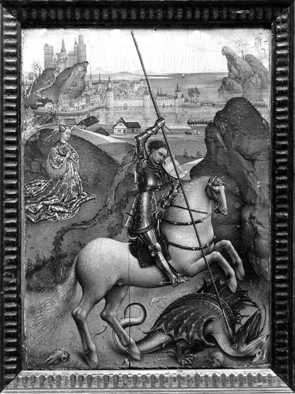 Saint Georges terrassant le dragon