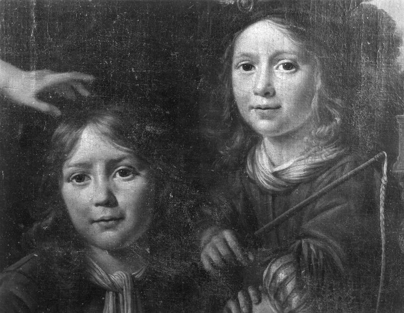 Portret van vier kinderen