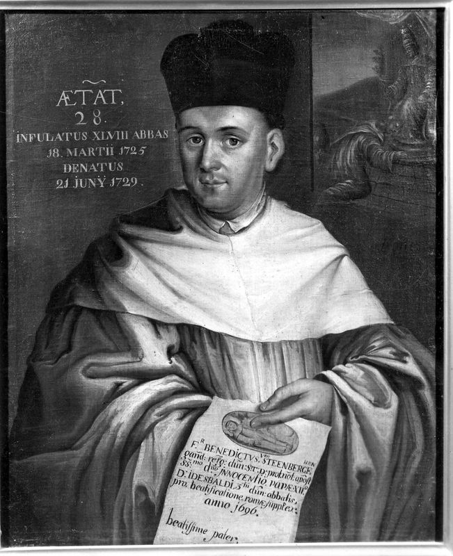 Portret van Benedictus van Steenbergen, 48e abt Ter Duinenabdij