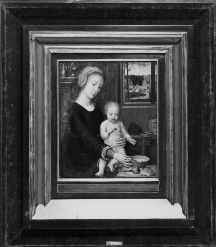 La Vierge à la soupe au lait