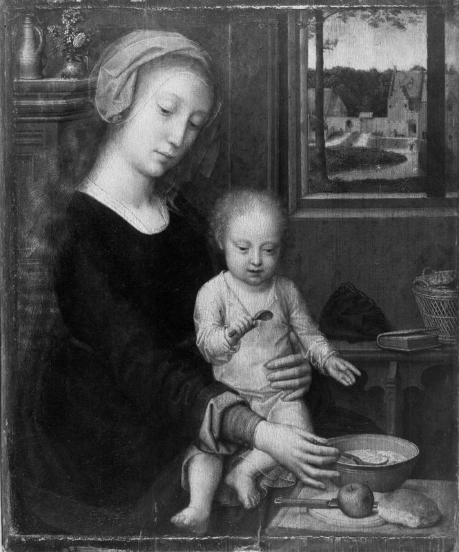 La Vierge à la soupe au lait