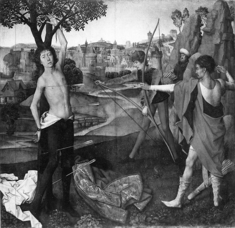 Marteling van de Heilige Sebastiaan