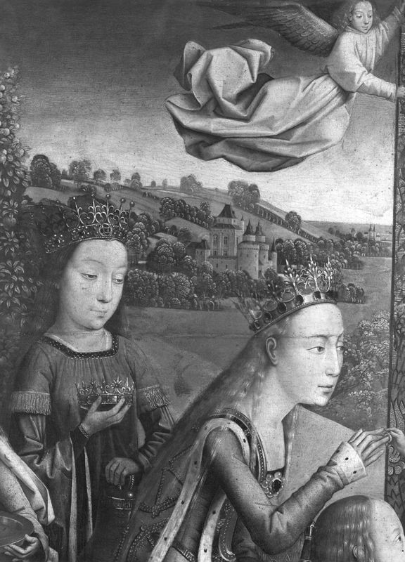 Vierge et Enfant parmi les Saintes