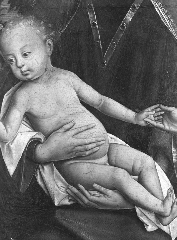 Vierge et Enfant parmi les Saintes