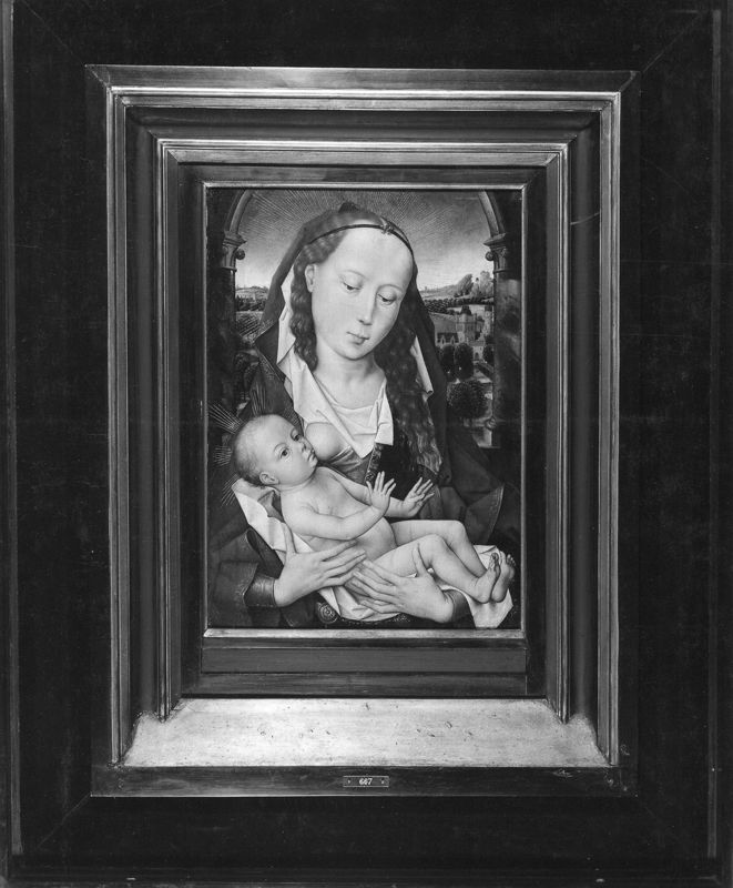 Vierge allaitant l'Enfant
