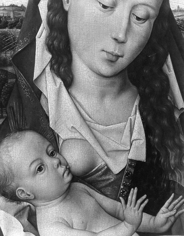 Vierge allaitant l'Enfant